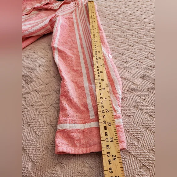 Denim & Co. Striped Yarn Dyed Woven Top - Picture 10 of 14